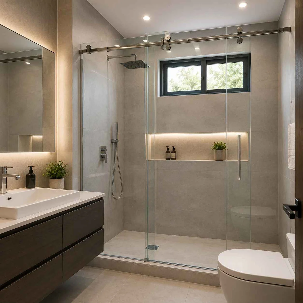 Divisiones de Baño en Vidrio y Acrílico en Bucaramanga